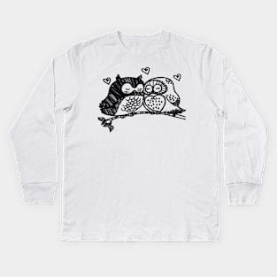 loving owls Kids Long Sleeve T-Shirt